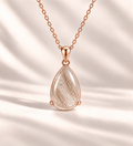 Toujours Always rose gold pet keepsake necklace with 13 × 18 mm centerpiece