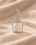Toujours Eternity Charm pet keepsake charm with 12 × 12 mm centerpiece